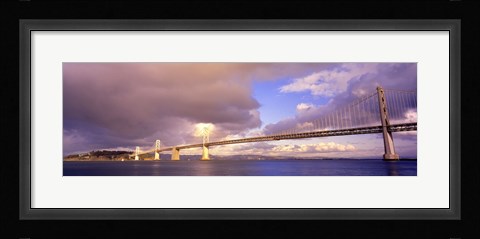 Framed Oakland Bay Bridge San Francisco California USA Print