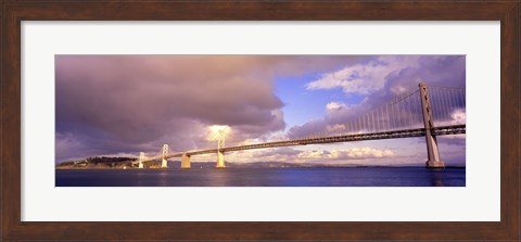 Framed Oakland Bay Bridge San Francisco California USA Print