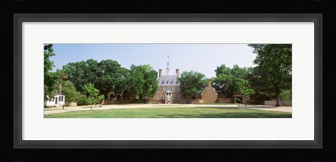 Framed USA, Virginia, Williamsburg, Governor's Palace Print
