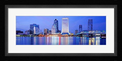 Framed Night, Jacksonville, Florida, USA Print