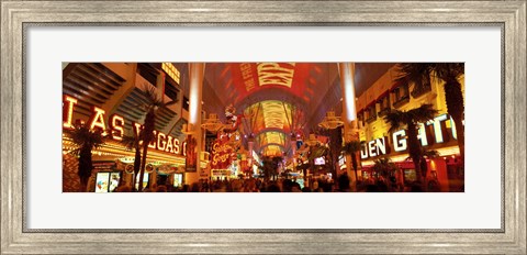 Framed Fremont Street Experience Las Vegas (horizontal) Print