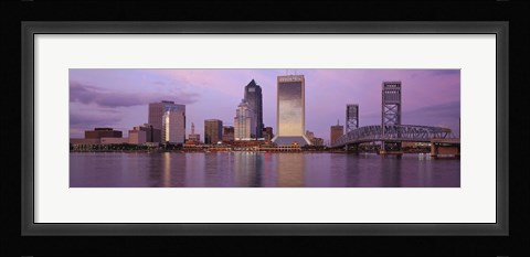Framed Jacksonville FL Print