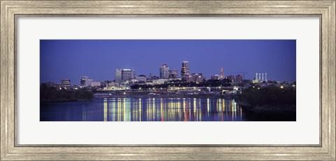 Framed Evening Kansas City MO Print