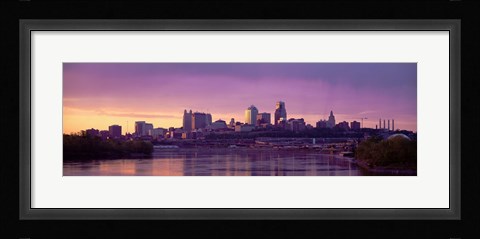 Framed Dawn Kansas City MO Print