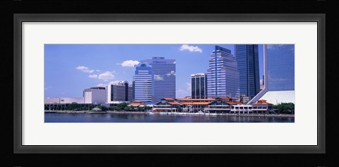 Framed Skyline Jacksonville FL USA Print