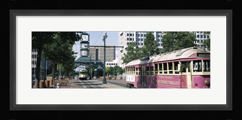 Framed Main Street Trolley Memphis TN Print