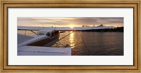 Framed Sea plane, Lake Spenard, Anchorage, Alaska Print