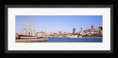 Framed San Francisco and Harbor Print