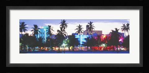 Framed South Beach Miami Beach Florida USA Print