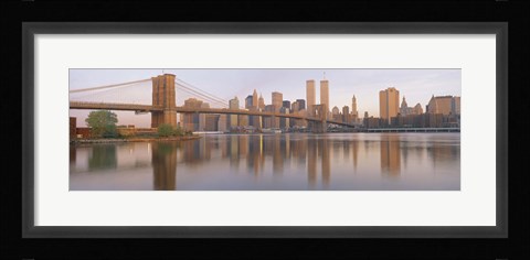 Framed Brooklyn Bridge Manhattan New York City NY Print