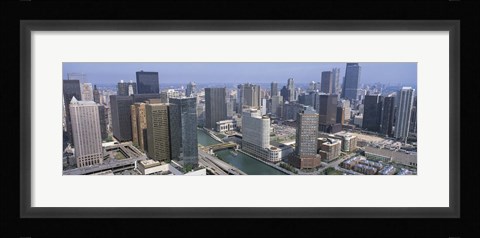 Framed Chicago River Chicago IL Print