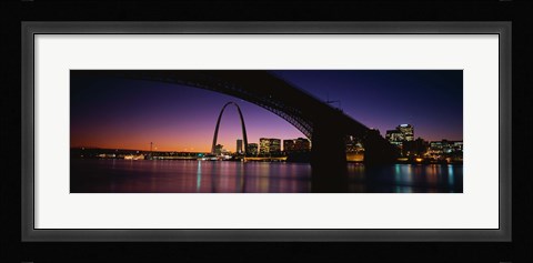 Framed Bridge in St. Louis MO Print