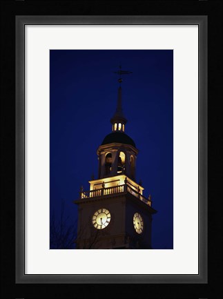 Framed Independence Hall Tower Philadelphia PA Print