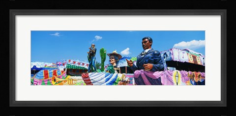 Framed Mardi Gras Floats Print