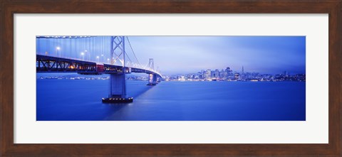 Framed Bay Bridge San Francisco CA Print