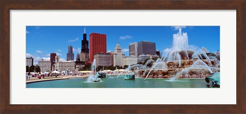 Framed Summer, Chicago, Illinois, USA Print