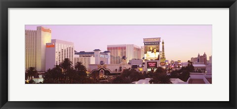 Framed Dusk Las Vegas NV Print