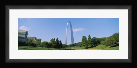 Framed Low angle view of a monument, St. Louis, Missouri, USA Print