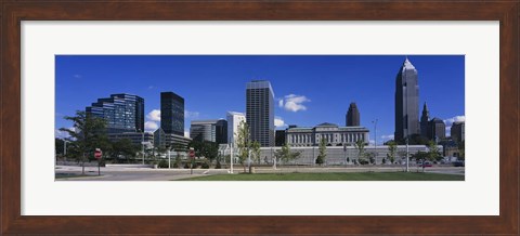 Framed Buildings in Cleveland, Ohio Print