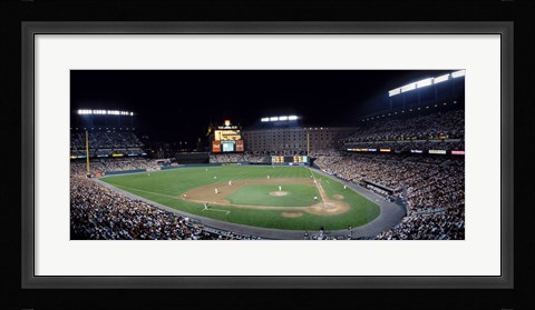 Framed Baseball Game Camden Yards Baltimore MD Print