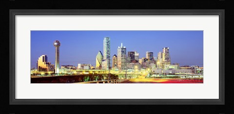Framed Dallas Texas USA Print