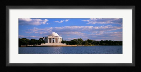 Framed Jefferson Memorial on the Waterfront, Washington DC Print