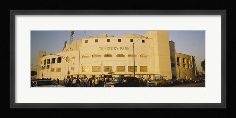 Framed Facade of a stadium, old Comiskey Park, Chicago, Cook County, Illinois, USA Print