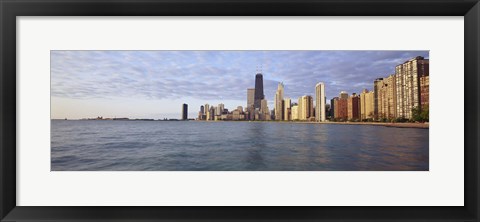 Framed Lake Michigan Chicago IL Print