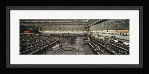 Framed Empty mercantile exchange, Chicago Mercantile Exchange, Chicago, Illinois, USA Print