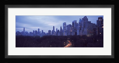 Framed Central Park New York NY Print