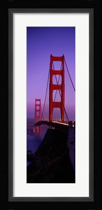 Framed Golden Gate Bridge San Francisco (horizontal) Print
