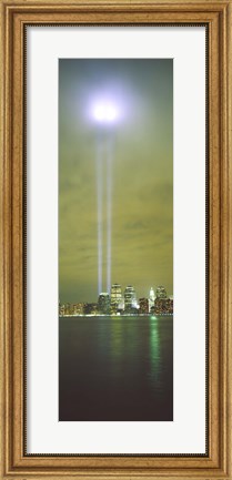 Framed Evening, Towers Of Light, Lower Manhattan, NYC, New York City, New York State, USA Print