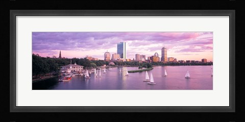 Framed Dusk Boston MA Print