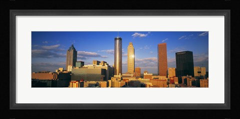 Framed Atlanta, Georgia Skyline (day) Print