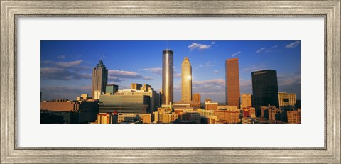 Framed Atlanta, Georgia Skyline (day) Print