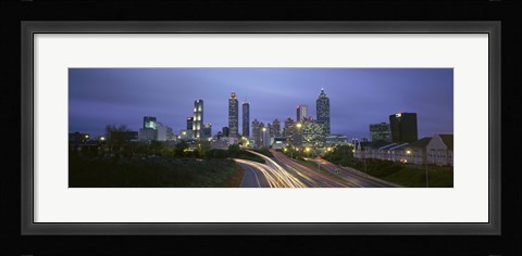 Framed Atlanta traffic, Georgia Print