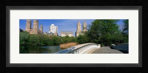 Framed Bow Bridge, Central Park, NYC, New York City, New York State, USA Print