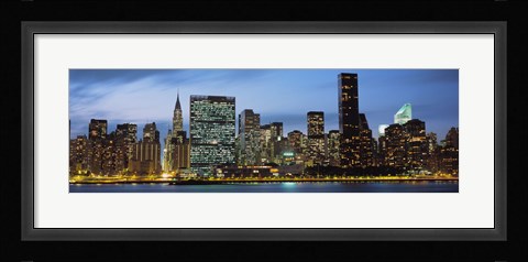 Framed Manhattan, NYC, New York City, New York State, USA Print