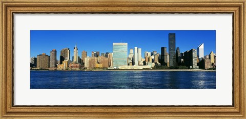 Framed New York Ciry Skyline (horizontal) Print