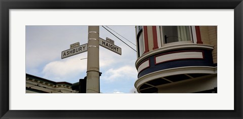 Framed Haight Ashbury District San Francisco CA Print