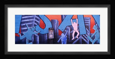 Framed Mural, NYC, New York City, New York State, USA Print