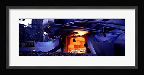 Framed USA, Illinois, Chicago, Millennium Park, Pritzker Pavilion Print