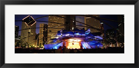 Framed Pritzker Pavilion, Millennium Park, Chicago, Illinois, USA Print