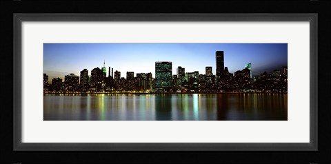 Framed Skyscrapers In A City, NYC, New York City, New York State, USA Print