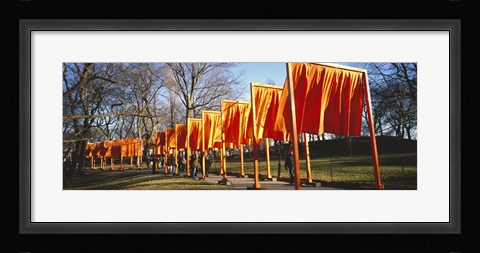 Framed Gates Project, New York City Print