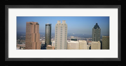 Framed Skyscrapers in a city, Atlanta, Georgia, USA Print