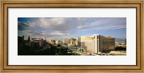 Framed Cloudy Sky Over the Mirage, Las Vegas, Nevada Print