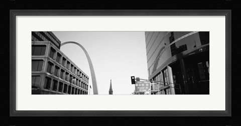 Framed Low Angle View Of Buildings, St. Louis, Missouri, USA Print
