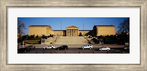 Framed Facade of an art museum, Philadelphia Museum Of Art, Philadelphia, Pennsylvania, USA Print