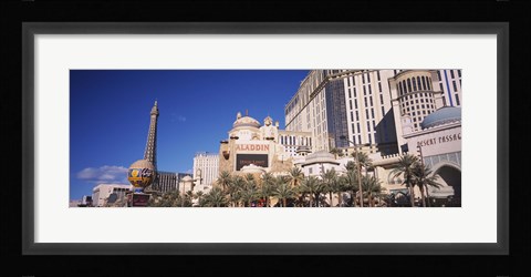 Framed Hotel in a city, Aladdin Resort And Casino, The Strip, Las Vegas, Nevada, USA Print